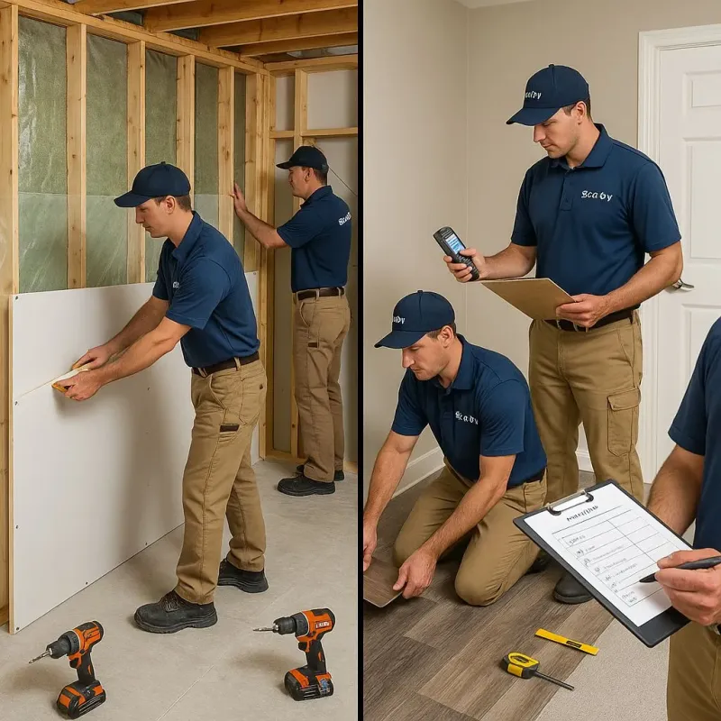 Repairs and Reconstruction process in Waitsburg, WA